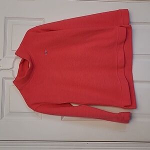 Vineyard Vines girls size L neon pink fleece sweatshirt